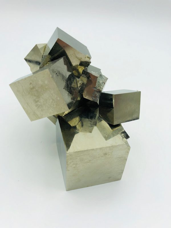 Extreme large pyrite cluster from Navajun