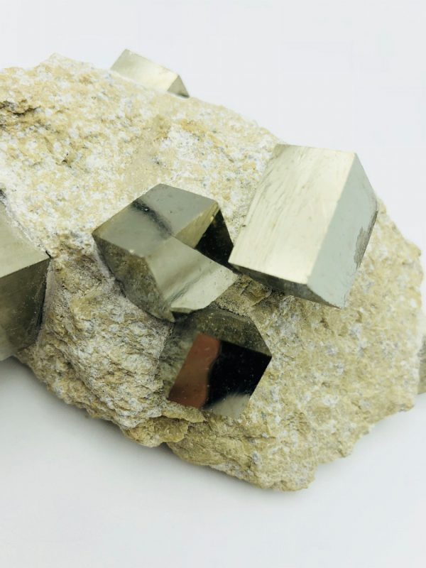 Pyrite Cube matrix from Navajun, Spain