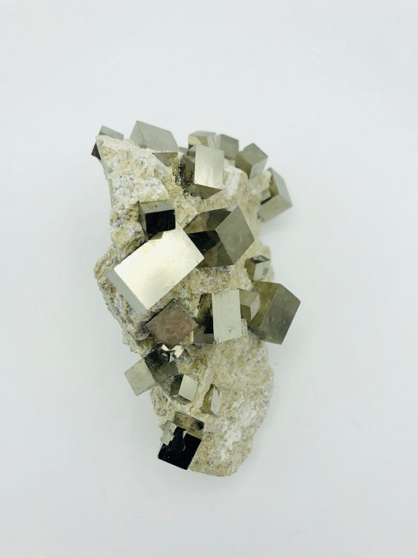 Pyrite matrix from Navajun, Spain (+25 cubes)