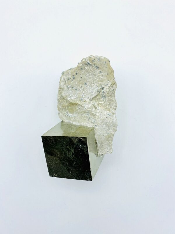 Very large Pyrite cube on matrix from Navajun, Spain