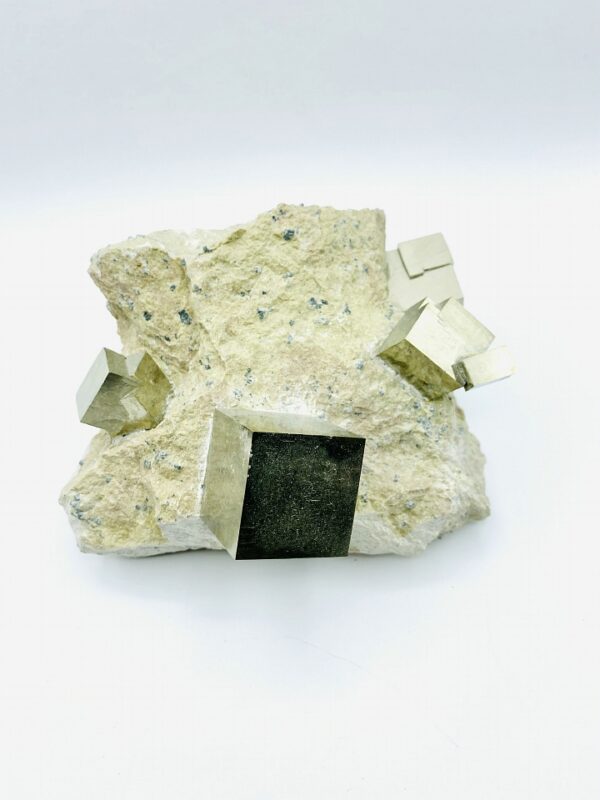 Exceptional large Pyrite matrix from Navajun, Spain