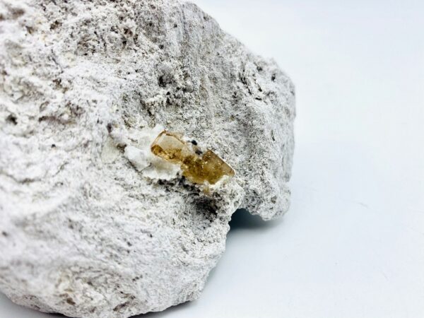 Beautiful single Topaz crystal in a matrix from Thomas Range, Utah