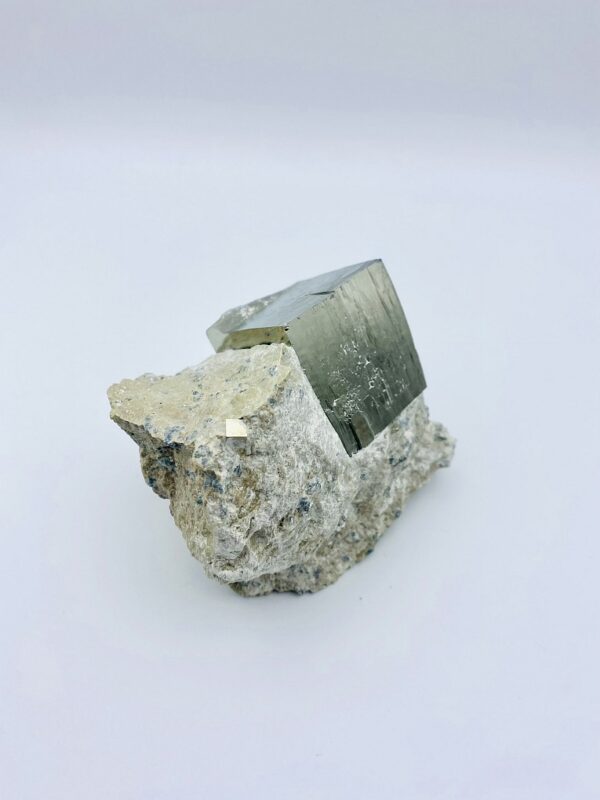 Huge Pyrite cube crystal from Navajun, Spain