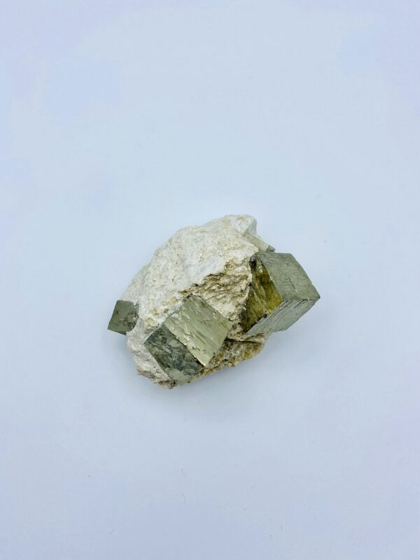 Pyrite matrix from Navajun, Spain incl. 5 crystals
