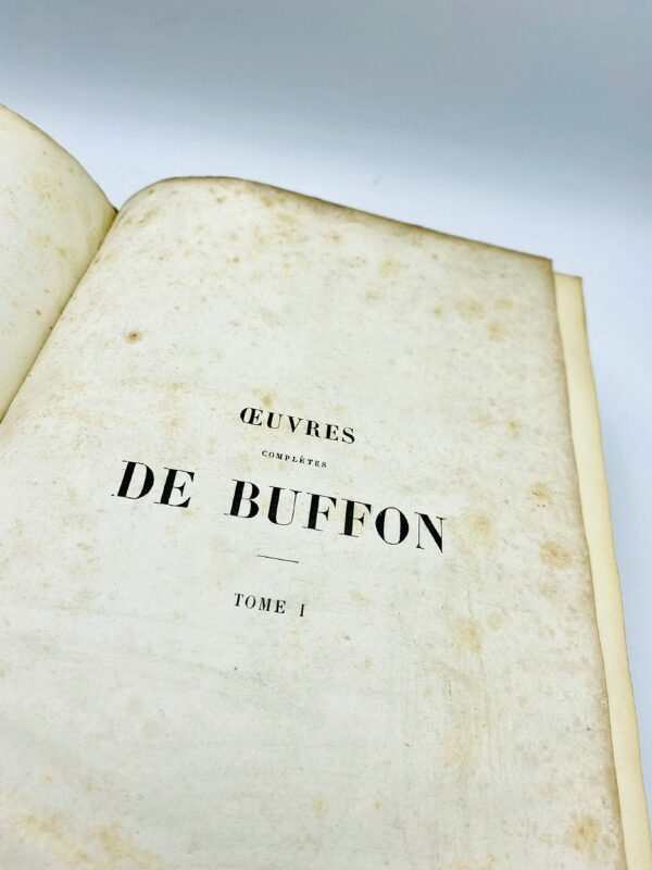 Oeuvres complètes de Buffon - Book 1, 2, 3 et 4 - Théorie de la terre - Les quadrupèdes (1855)