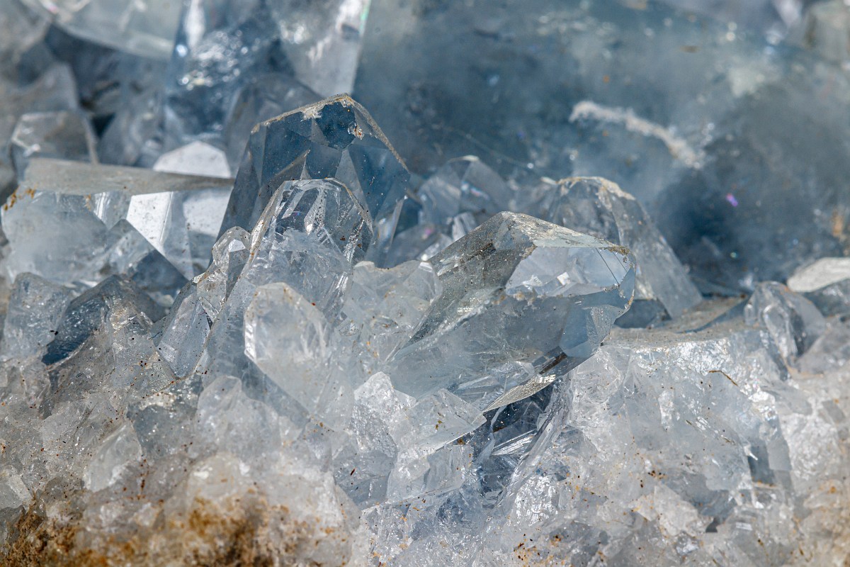 Beautiful blue celestine from madagascar